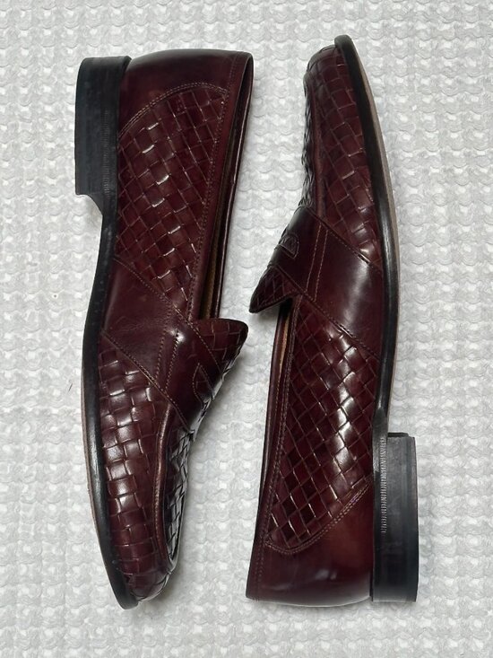 Johnston & Murphy Woven Leather Matching Shoes & Belt main image 6